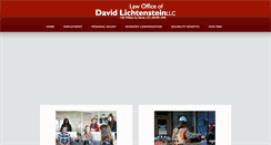 Desktop Screenshot of lichtensteinlaw.com