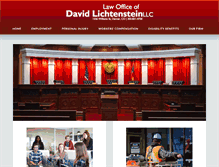 Tablet Screenshot of lichtensteinlaw.com
